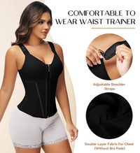 SHAPSHE Waist Shapewear for Women with Bra Tummy Control Girdle Workout Shapewear with Adjustable Shoulder Strap